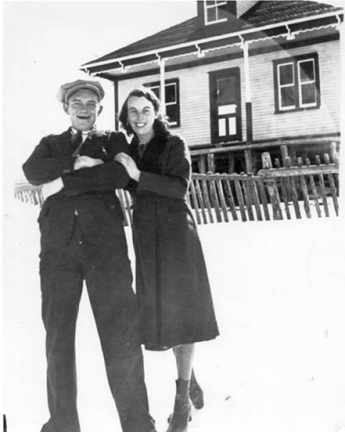 026: Mike Norman and his wife Liz Counsel. (1941) [courtesy of Della (Norman) O'Leary]